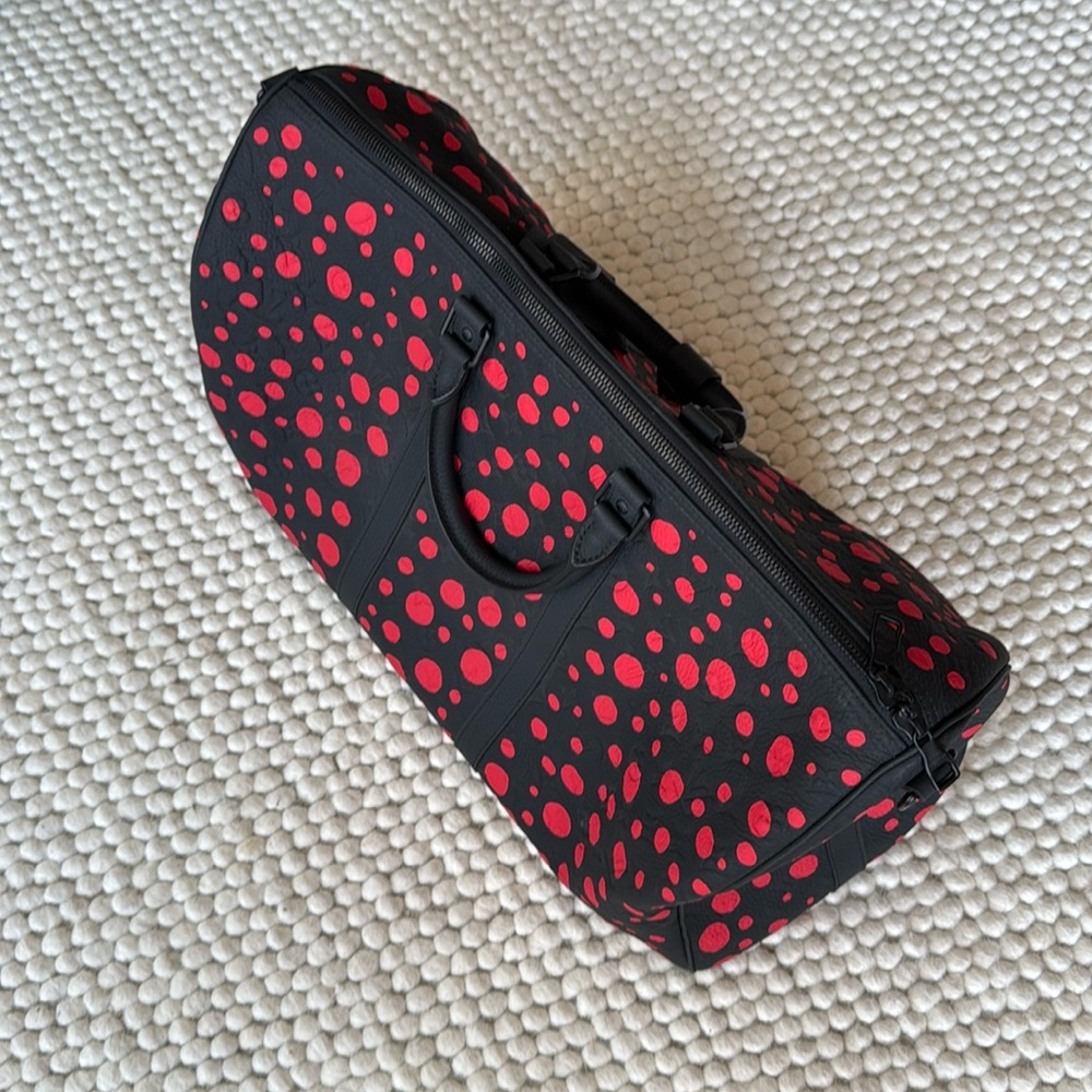 Louis Vuitton yayoi kusama keep all bag